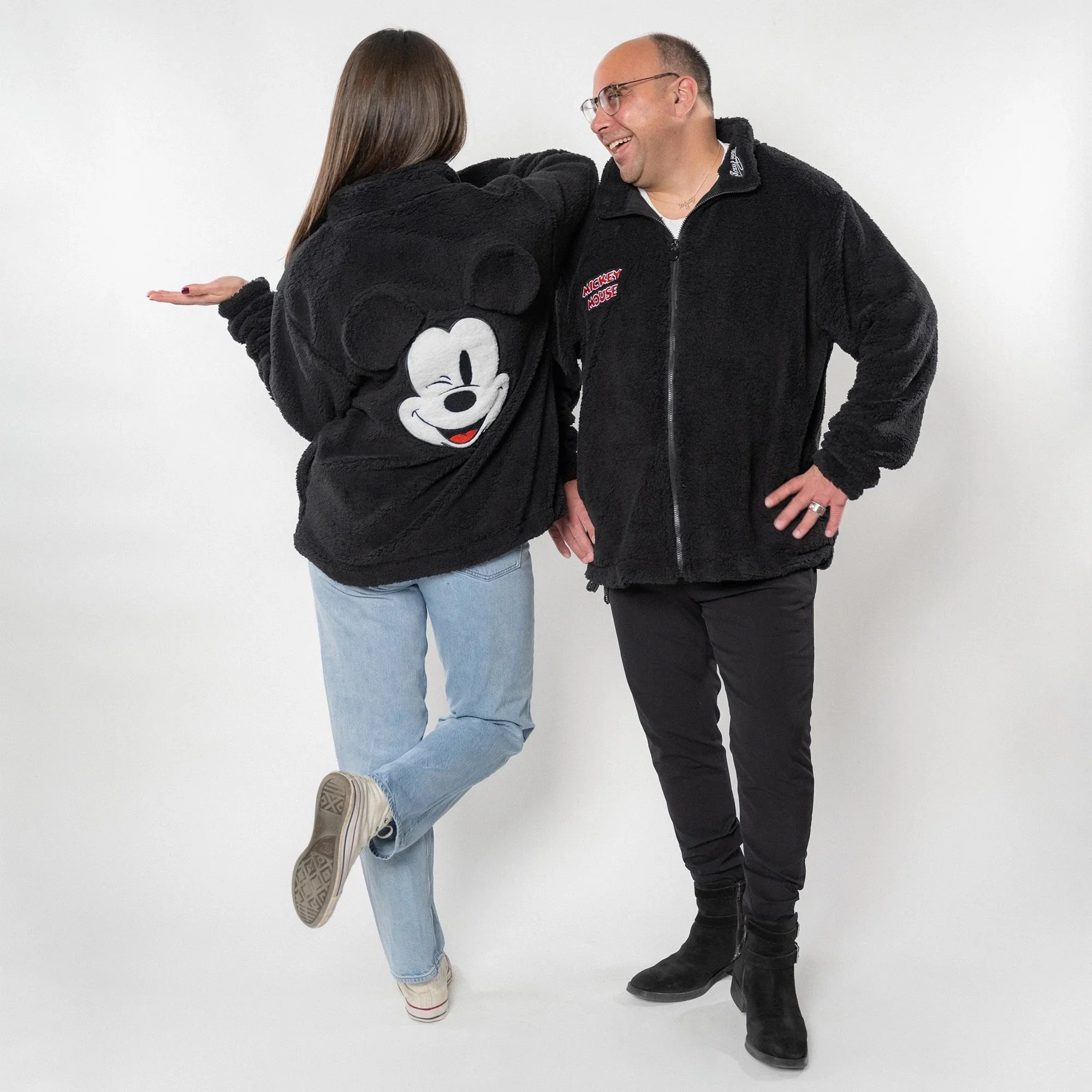 Cakeworthy x Disney Mickey and Minnie Mouse Teddy Jackets on